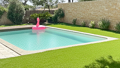 Pelouse synthetique illustration