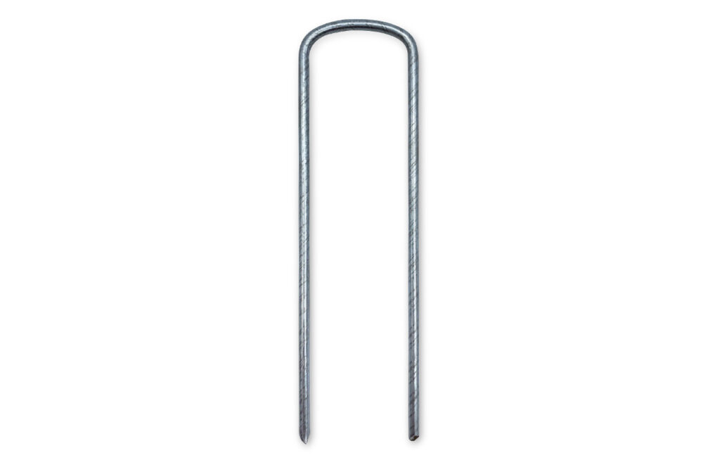 Agrafe, hook gris pour fixation de pelouse artificielle - 1 unité