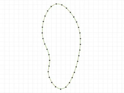 Plan de terrain sur papier quadrillé à l'échelle