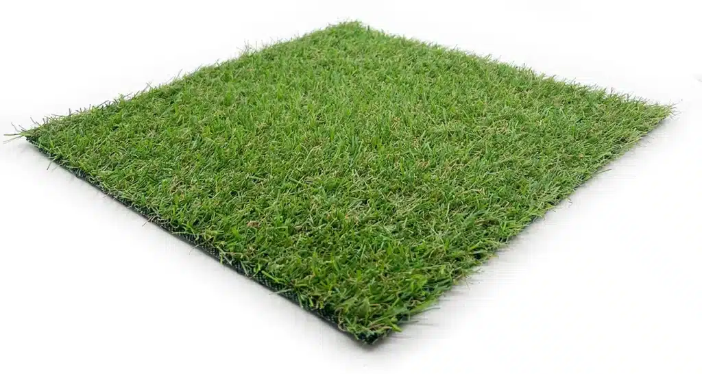 Échantillon de gazon artificiel Basic 15 mm vu de côté