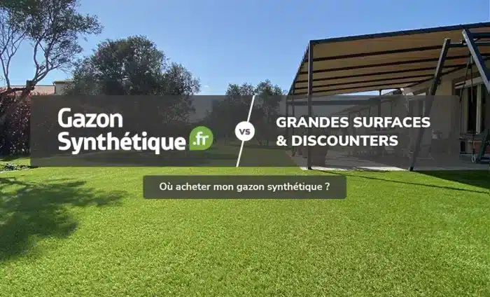 Où acheter mon gazon synthétique ? Le choix des spécialistes face aux grandes surfaces